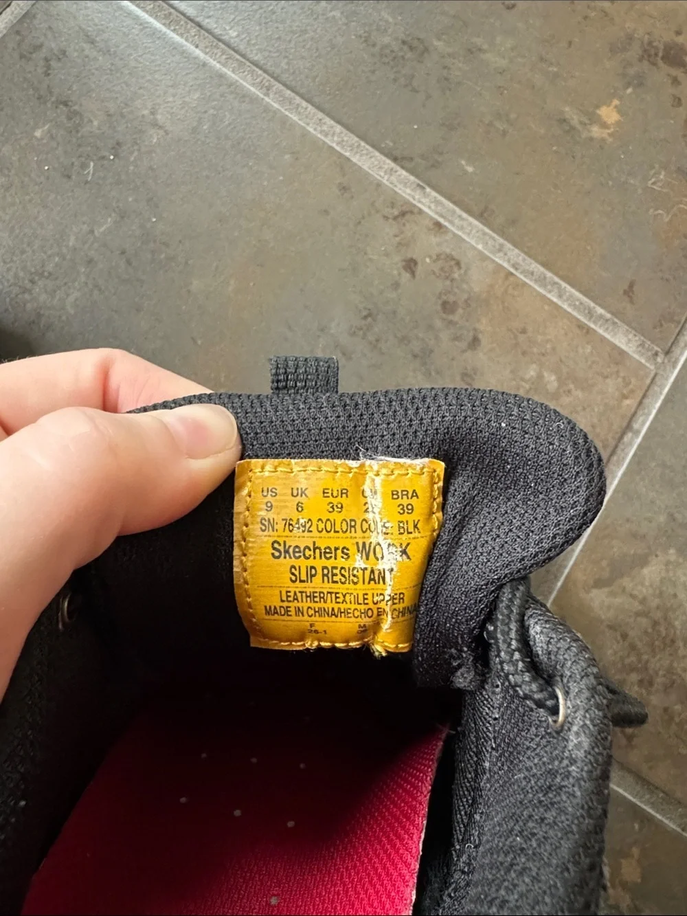 Skechers work slip